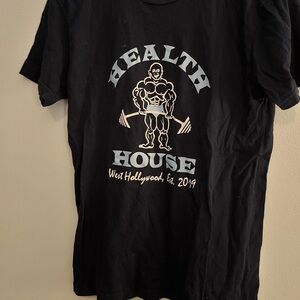 Health House Tee Size Small, Dark Navy Blue
